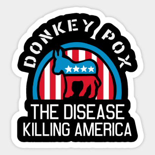 Donkey Pox Sticker